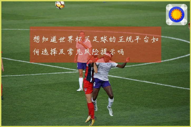 想知道世界杯买足球的正规平台如何选择及常见风险提示吗