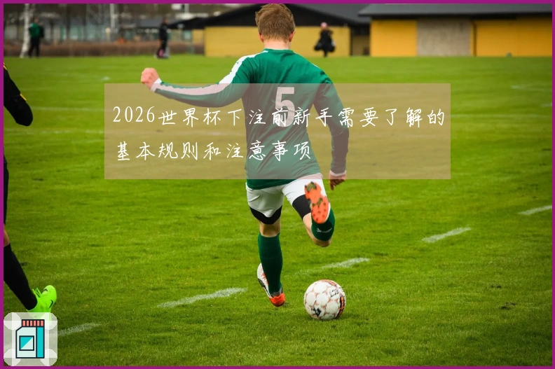 2026世界杯下注前新手需要了解的基本规则和注意事项